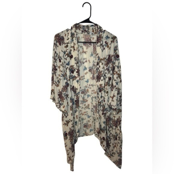 Floral Cream Women's Sweater - Picture 1 of 4